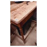 Vintage Wood side table 24"x24"x16"