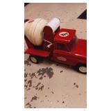 Tonka Concrete Truck Red Metal  9"