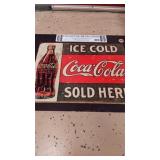 16"x20" Coca-Cola Lithograph Steel Metal