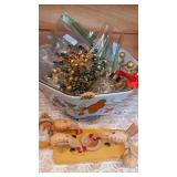 Ceramic bowl with Sparkle Christmas Snowflakes,