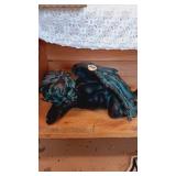 Resin angel  garden. statue in black and