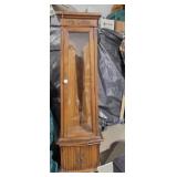 Lighted Curio cabinet no selves 68.5in tall 21in