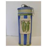 Handpainted ceramic pasta keeper