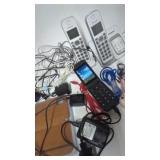 Nice Working Flip Phone & Assorted iPhone Cord,
