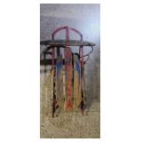 American flyer wood sled 36in