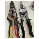 Two craftsman straight snips