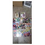 Comics xmen, spiderman,punisher, Robin, and more