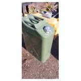 Metal military style 5 gal fuel can