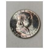 1961 D Franklin half dollar