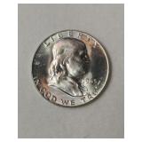 1963  D Franklin half dollar