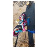 Spiderman toddler bike