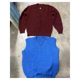 Handmade sweater & sweater vest size L