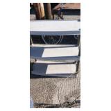 Plastic shelving unit