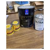 Two unopened minwax wood stains and two nearly