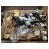 Mix of watches and pocket watches