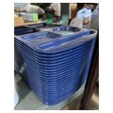 25 cafeteria style lunch trays