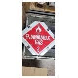 Hazard truck flip sign 13in x13in multiple