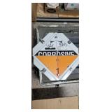 Hazard truck flip sign 13in x13in multiple