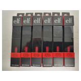 6 elf glossy lip stains Fiery Red
