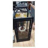 16in Candle lantern with battery candle