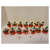 14 Wondershop Christmas Ornaments 3in birds