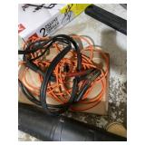 Flat with jumper, cables and extension cord