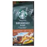 18oz bag of Starbucks breakfast blend ground