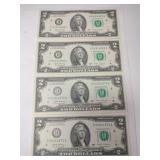 4  2017 UC $2 consecutive numbers