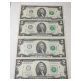 4  2017 UC star  $2 consecutive numbers dollars