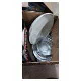 Holiday servings platters flower vase , bowl and