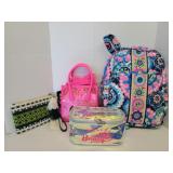 Backpack, purses, cosmetic bag most New with tags