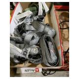 Flat of six 1000 pound ratchet straps