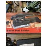 Craftsman 1.5 amp 1/3 sheet pad sander