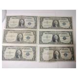 3 -1935 3 -1957  blue seal  silver certificate