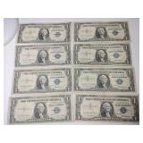 4 -1935 4 -1957  blue seal  silver certificate
