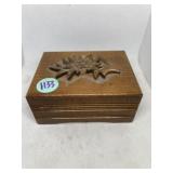 Wooden box & bulb inserts for ceramic Christmas