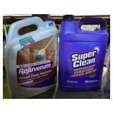 Wood floor restorer & almost full jug of