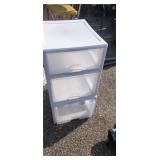 Sterilite 3 drawer plastic organizer 3ft