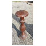 Wooden Panter pedestal stand 8in x 30in
