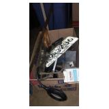 Desk light, saws , paint scrapers , 1966 indiana