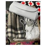 New clutch, wallet, & scarf