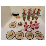 14 Wondershop Christmas Ornaments 5in animals
