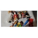 Assorted vintage dolls skipper, and more