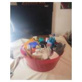 RedTub Full of Brand New Cleaning SuppliesHandy