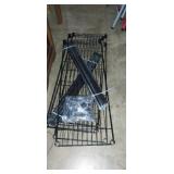 Metal unused 4 shelf storage rack