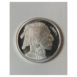 Indian /Buffalo  .999 fine silver 1/2 ounce round