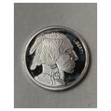 Indian /Buffalo  .999 fine silver 1/2 ounce round