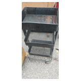 3 teir metal cart