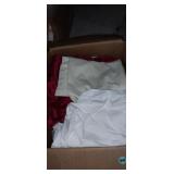 Assortment of queen and full size sheets and