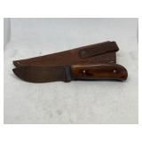 Handmade fixed blade knife, 6.25 inches total